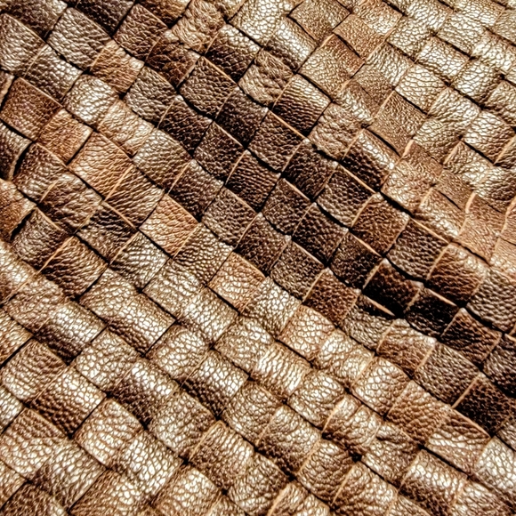 Nuovedive Woven Italian Leather Satchel - Picture 7 of 9